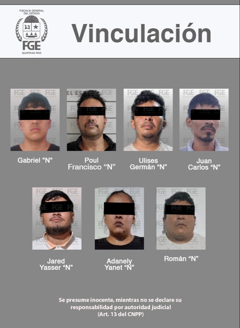 Siete personas fueron vinculadas a proceso por narco menudeo.