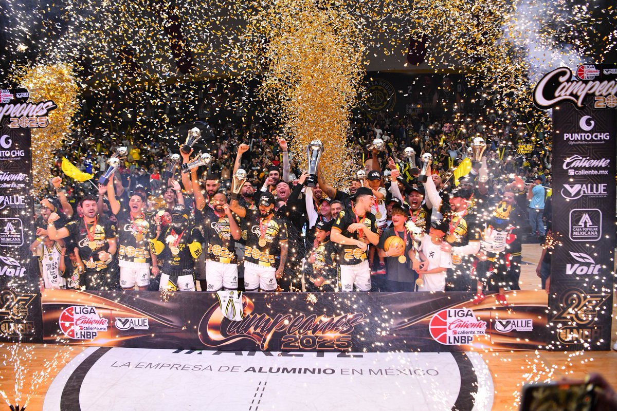 La celebración del campeonato conseguido este lunes