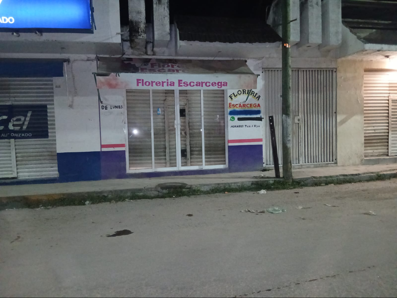 Un hombre intentó robar la florería Escárcega y fue detenido.