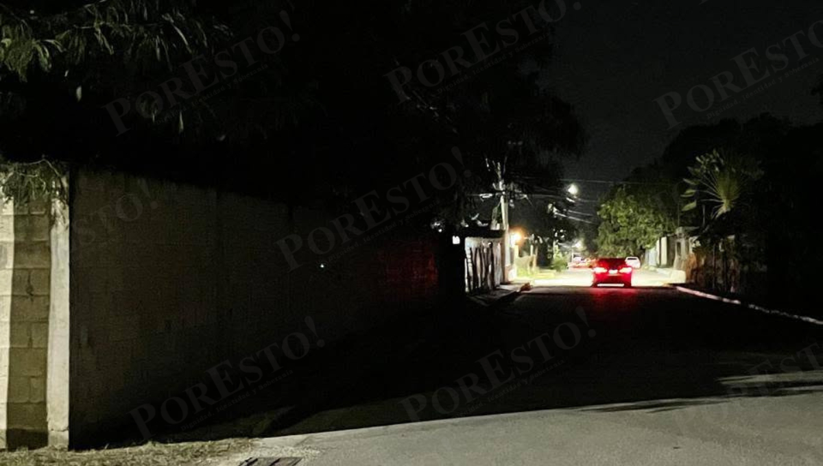 Temen posibles asaltos o accidentes debido a la falta de iluminación.