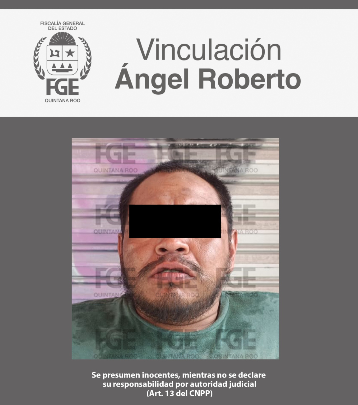 Ángel Roberto “N” permanecerá en prisión durante 2 años o lo que dure su proceso.