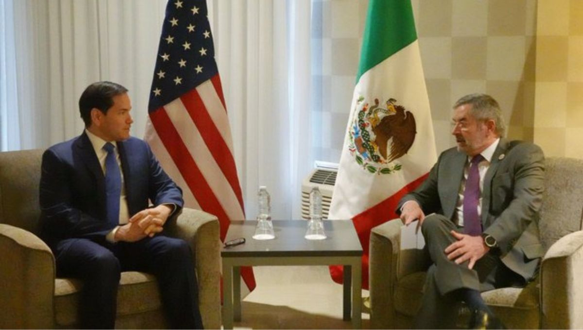 El encuentro entre Marco Rubio y Juan Ramón de la Fuente. tuvo lugar al margen de la Ministerial del G7