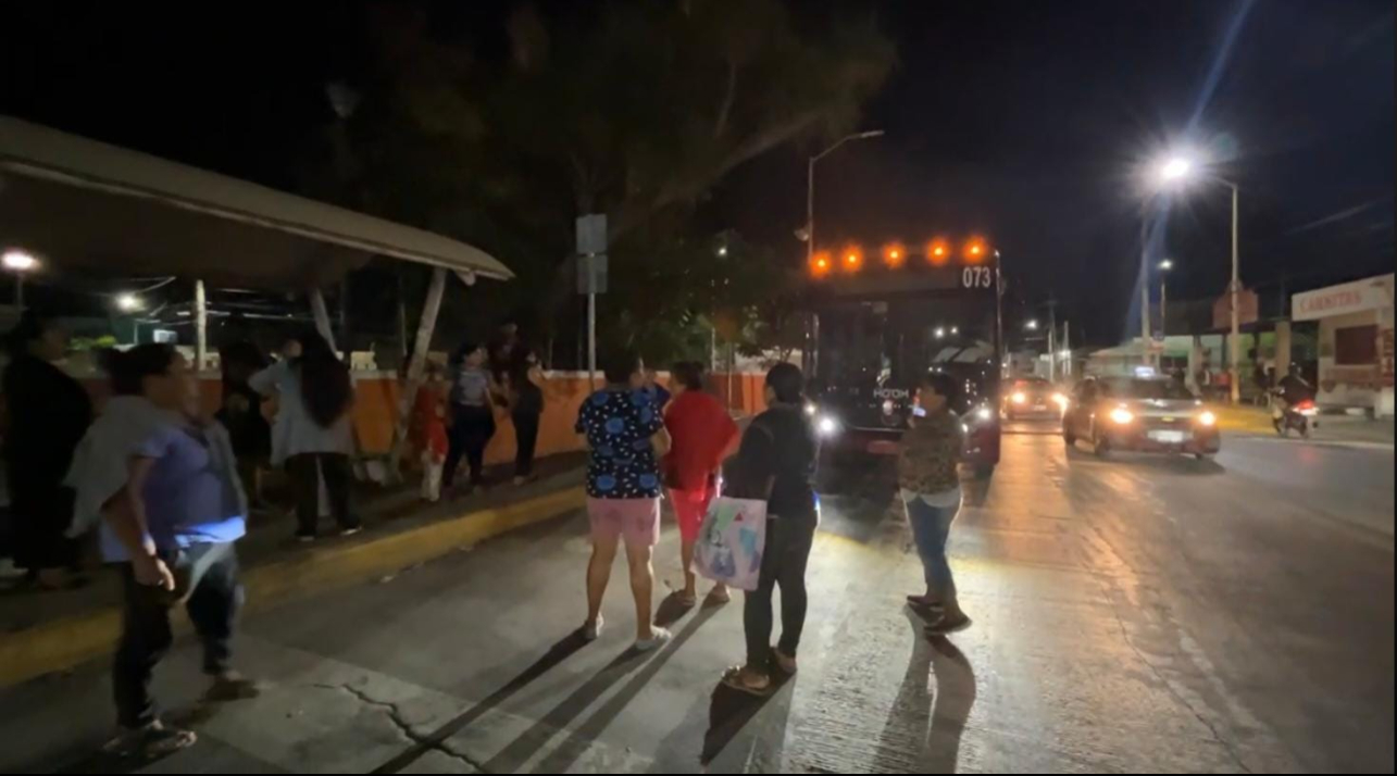 Los ciudadanos se manifestaron en contra del sistema Ko'ox.