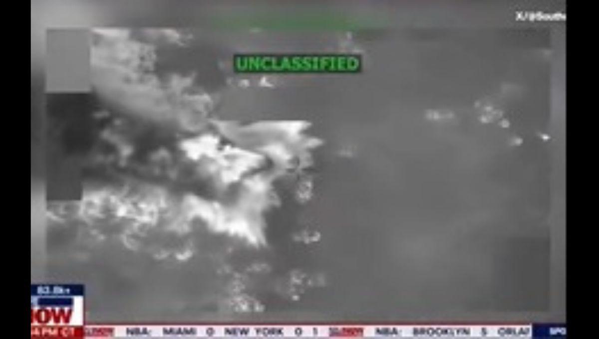 El incidente fue difundido mediante un video, donde se observa el impacto de lo que se describe como un “ataque cinético letal”