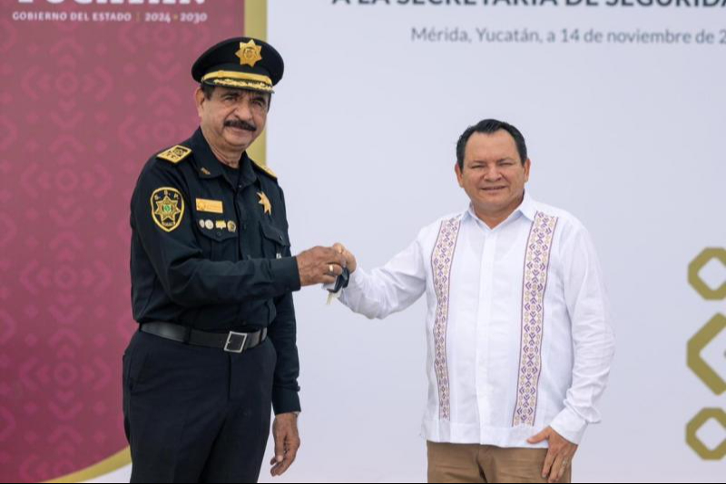 Yucatán refuerza su modelo de seguridad con nuevas motocicletas patrulla