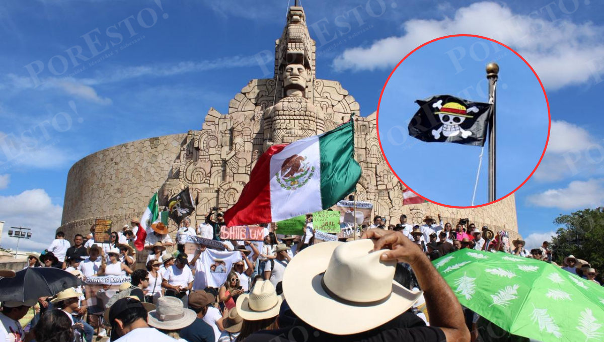 Cientos protestan en Mérida durante la marcha de la Generación Z en Paseo de Montejo
