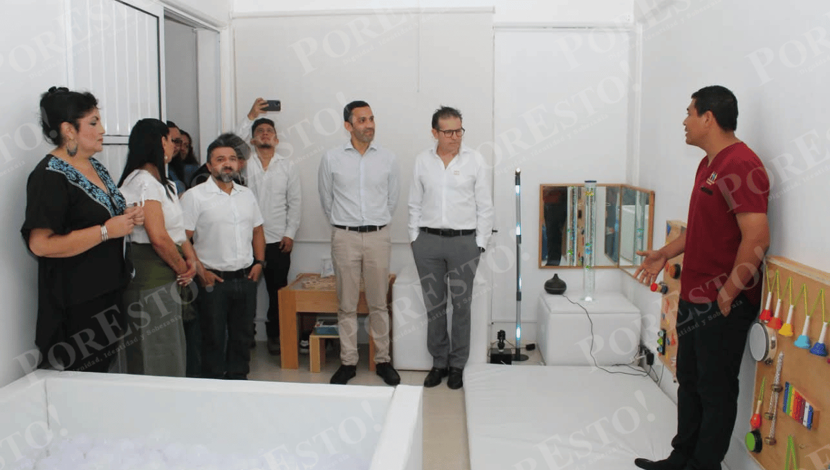 Ciudad del Carmen: CAM No. 7 inaugura Cámara Multisensorial para niñas y niños con discapacidad
