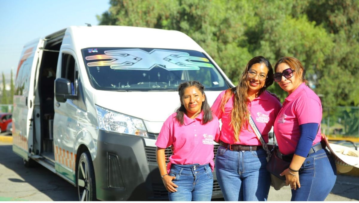 La alcaldesa Azucena Cisneros subrayó la importancia de que las mujeres sigan abriendo camino en todos los ámbitos, incluido el transporte