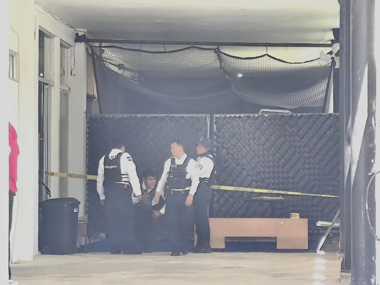 Policía Estatal acordonó el área y notificó a la Fiscalía y al Semefo para el levantamiento del cuerpo.