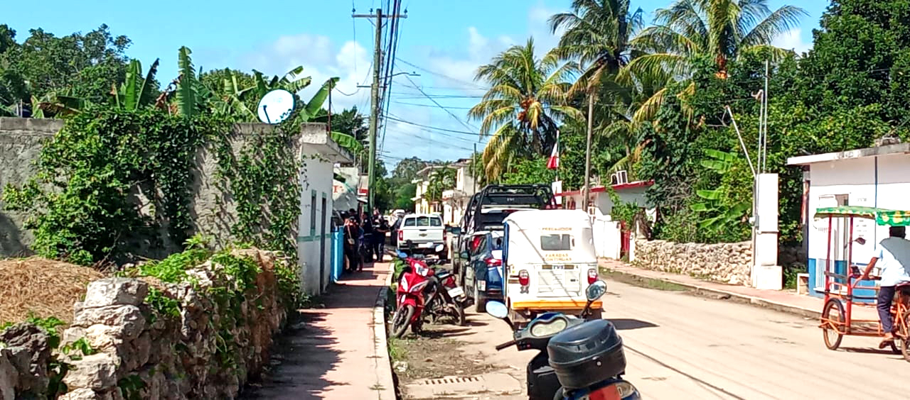 Vecinos dijeron que escucharon un fuerte golpe, al parecer, con un tubo.