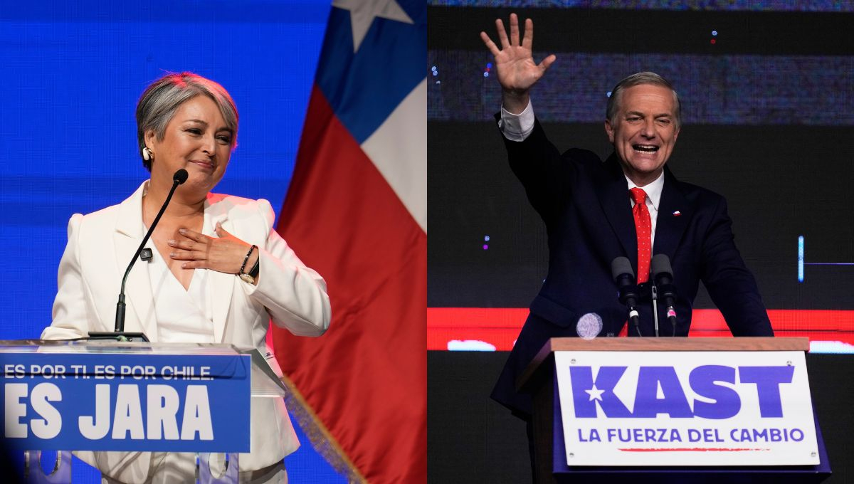 Los candidatos Jeannette Jara y José Antonio Kast se van a volver a enfrentar en una segunda vuelta electoral el próximo 14 de diciembre