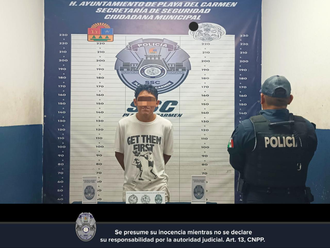 El detenido fue identificado como Darío Dioney N., de 31 años y originario de Guerrero