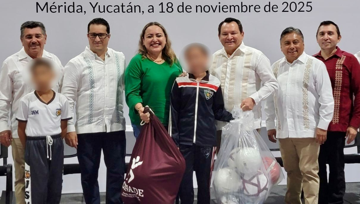 El gobernador Díaz Mena destacó que el objetivo de estas acciones es masificar el deporte en Yucatán