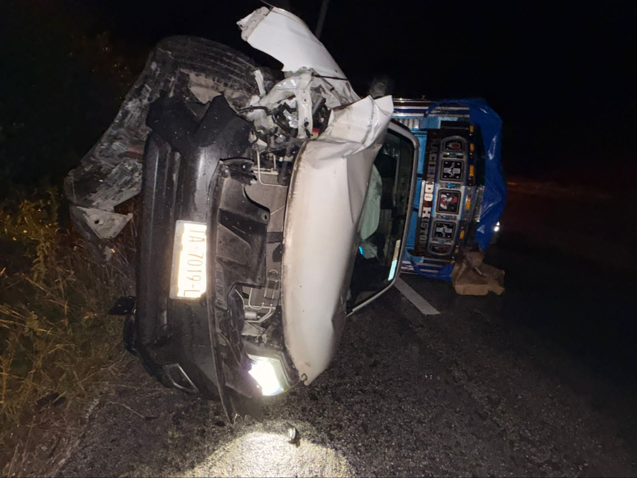 Protección Civil, Protección Federal y paramédicos acudieron al lugar del accidente