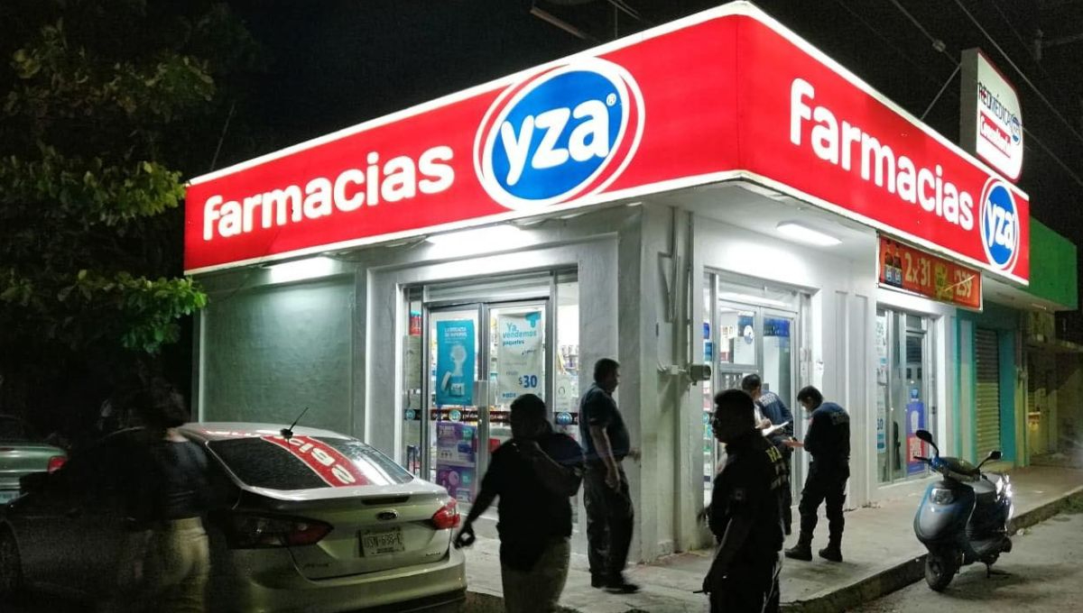 Asaltan de nuevo Farmacia YZA, es el cuarto asalto que sufre la empresa en Chetumal en lo que va del 2025