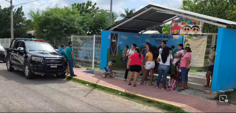 Dan seguimiento a hechos reportados en preescolar de Kanasín