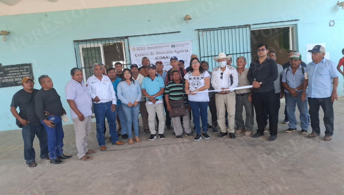 Se inauguró en Tenabo el Centro de Atención Agraria (CDAA) para apoyar a ejidos y comunidades en defensa de sus tierras.