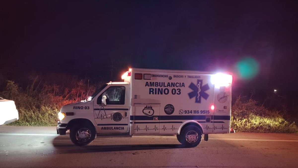 Joven sufre diversas fracturas tras accidente en el kilómetro 19 de la carretera federal Chetumal-Escárcega