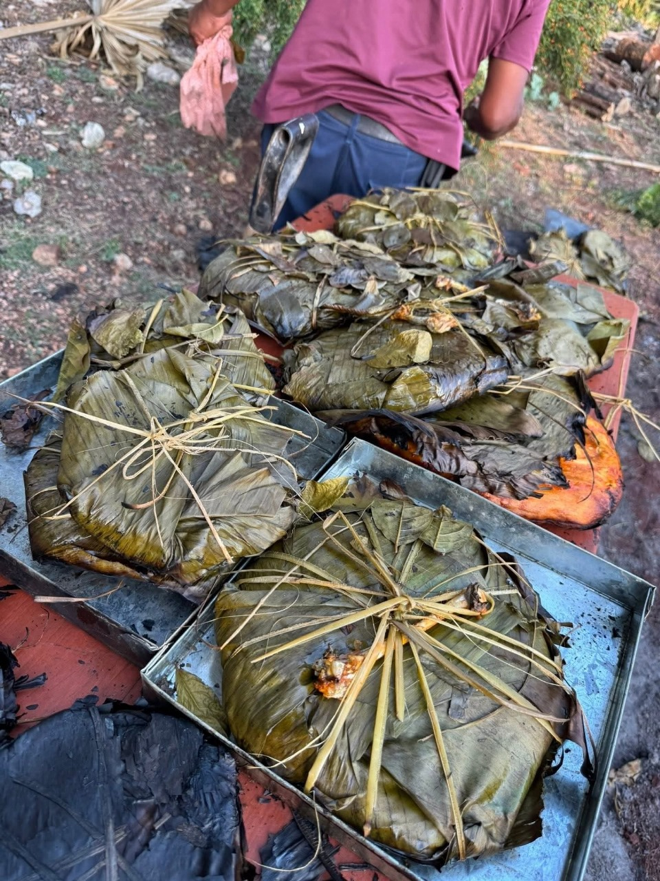 La comida típica también se hizo presente