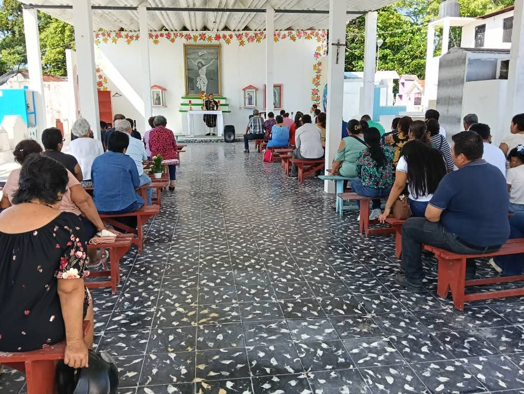 Los habitantes de Palizada pudieron escuchar misa.