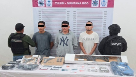 Los vinculados fueron presentados por las autoridades.