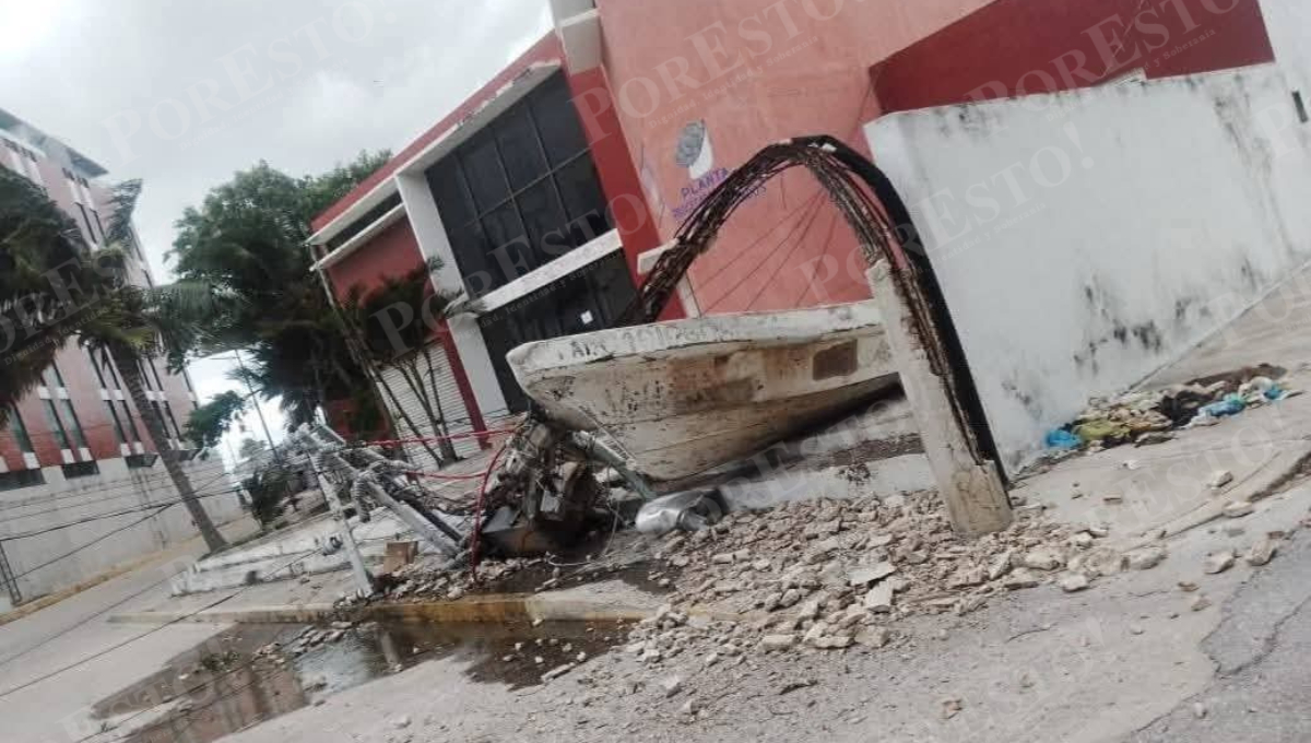 En 2018 una torre colapsó por falta de mantenimiento y dejó a Carmen sin luz por más de 24 horas, situación que podría repetirse.