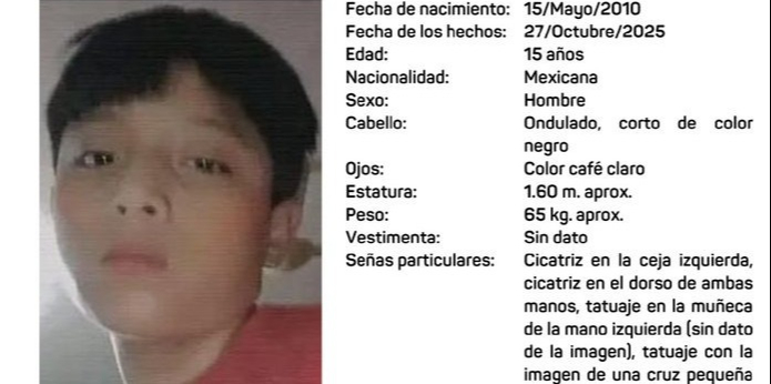 Ayer, la familia fue informada oficialmente sobre la localización del cuerpo del adolescente Lizandro Joel L. C