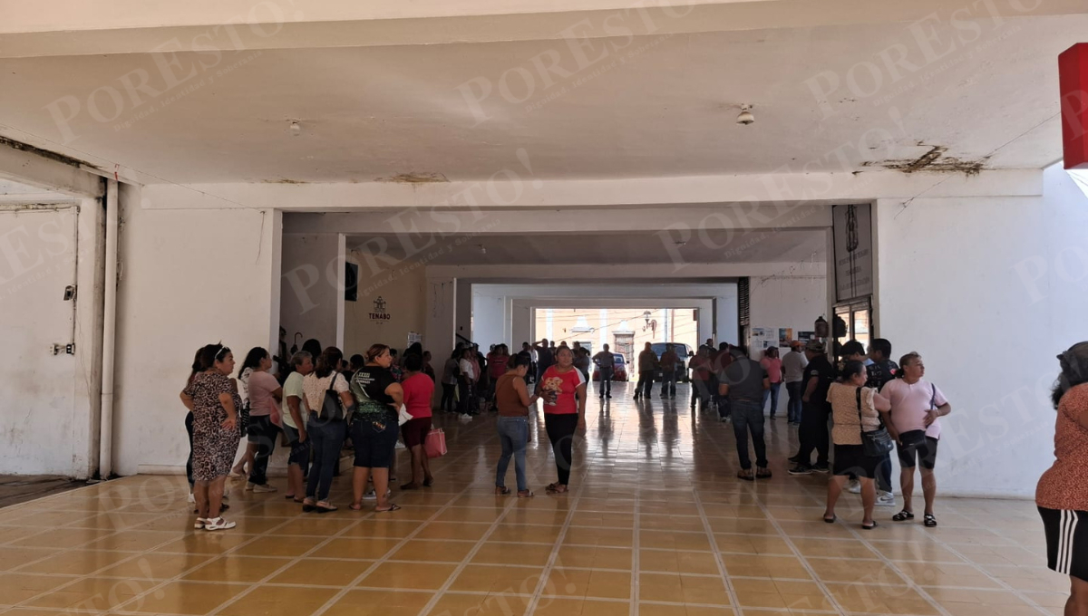 Tras una semana sin salario, 118 trabajadores sindicalizados del Ayuntamiento de Tenabo finalmente cobraron su quincena.