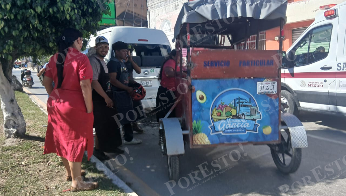 SAMU atendió a las lesionadas sin necesidad de traslado hospitalario.