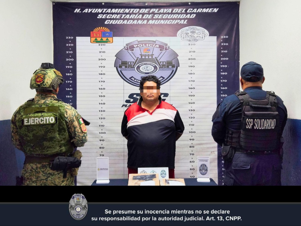 El detenido fue puesto a disposición de la Fiscalía General del Estado