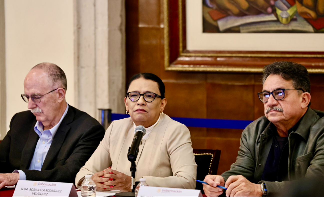 Rosa Icela Rodríguez Velázquez, titular de la Secretaría de Gobernación.