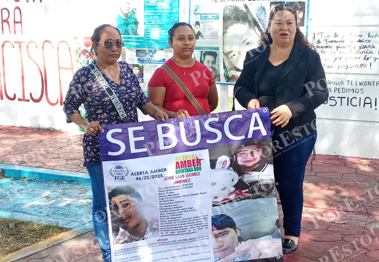 Miriam, madre del joven expresó el deterioro de su salud mental al no saber la ubicación de su hijo