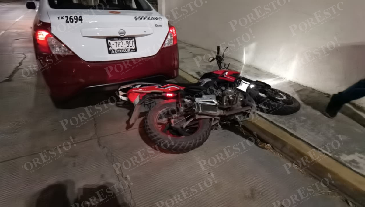 Choque en Concordia genera congestión y moviliza a Cruz Roja