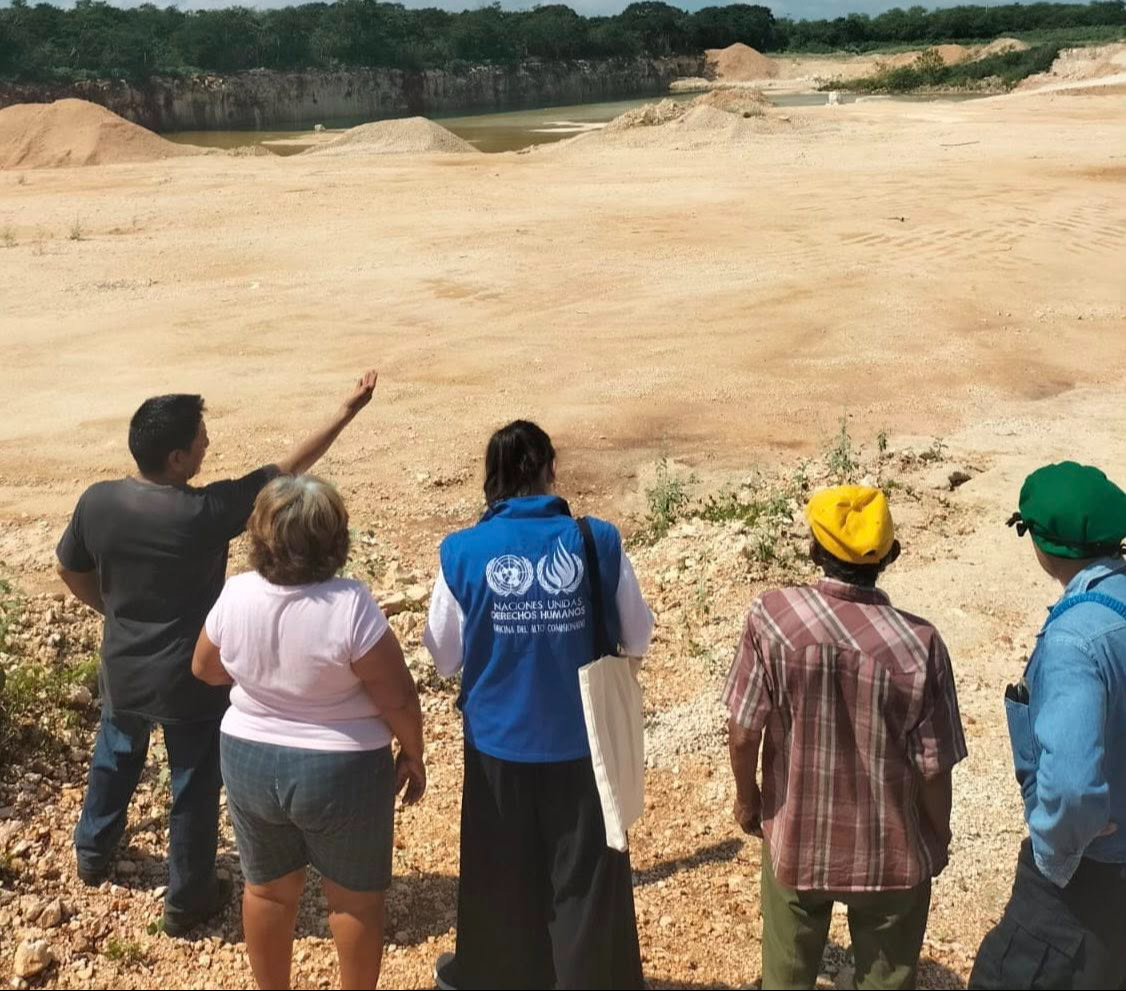 Comunidades de Xcucul, Tebec y San José Tzal denuncian ante la ONU daños por minas a cielo abierto en Mérida