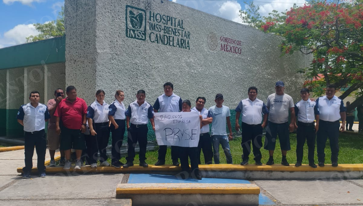 Trabajadores del IMSS Bienestar en Candelaria denuncian falta de pago por parte de empresa contratista