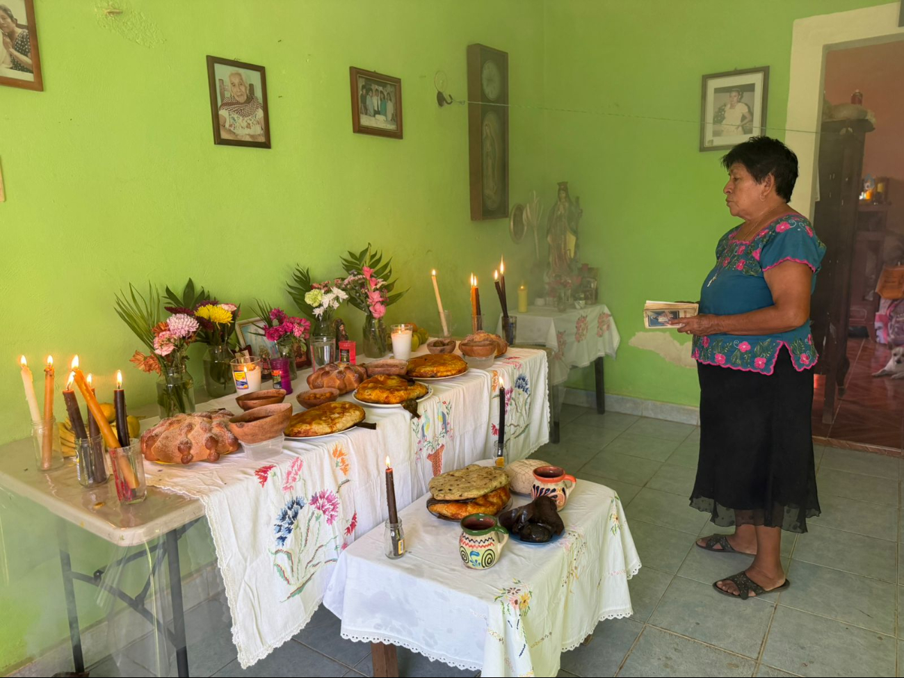 Algunas familias despidieron a sus difuntos en el último día de noviembre.