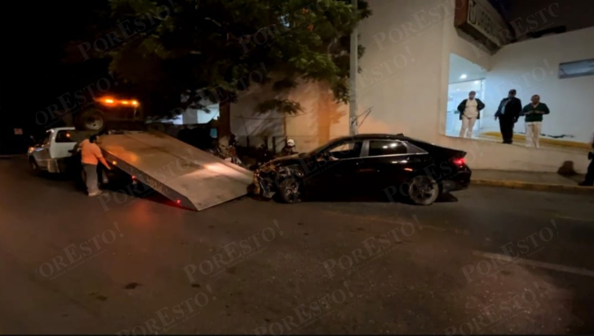 Autoridades llaman a precaución tras choque por exceso de velocidad en Campeche