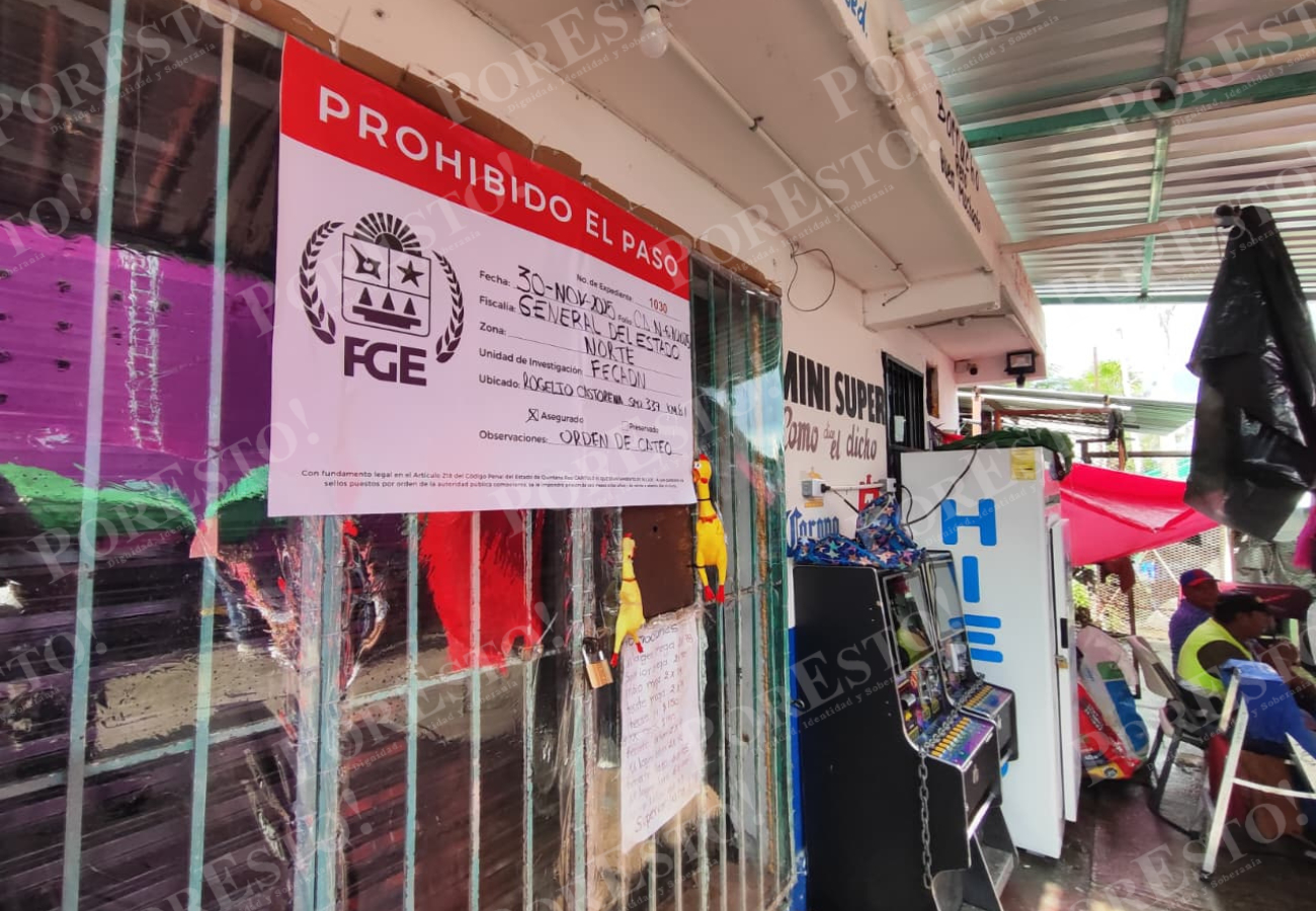 El operativo causó sorpresa a locatarios y compradores 