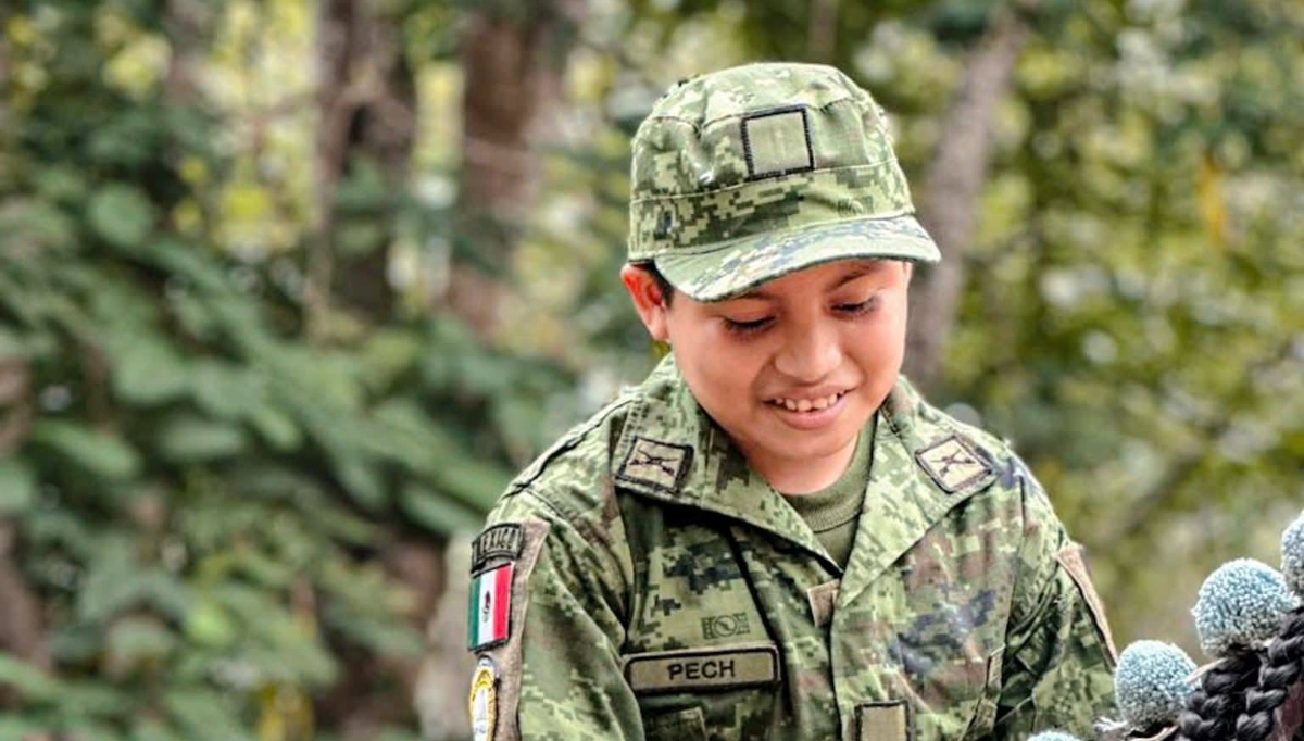 Emmanuel Pech Kuyoc conoce de cerca las actividades que realizan las fuerzas armadas del país