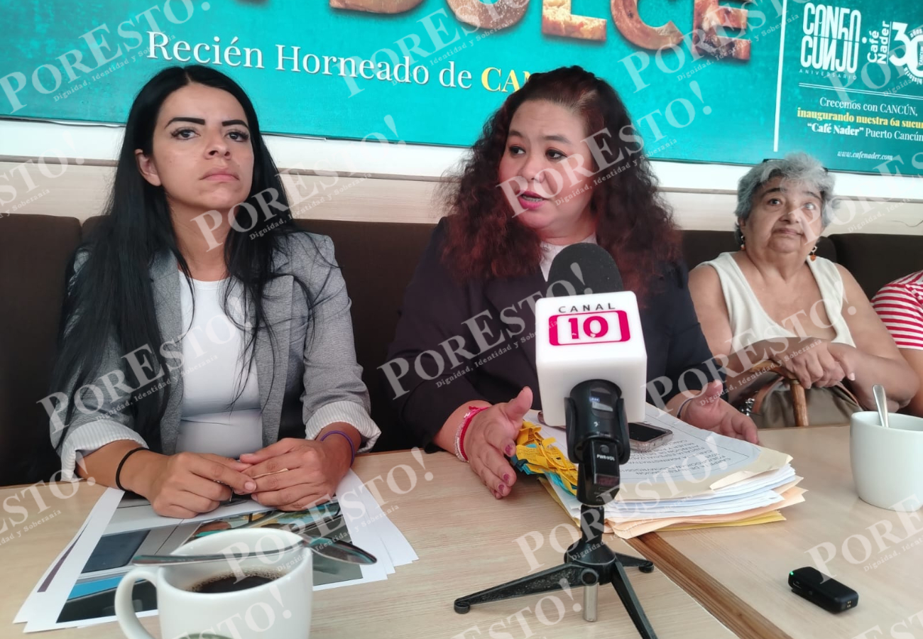Las colectivas exigieron intervención de la gobernadora y de la FGE para garantizar la seguridad de Celia Ivette y sus hijas