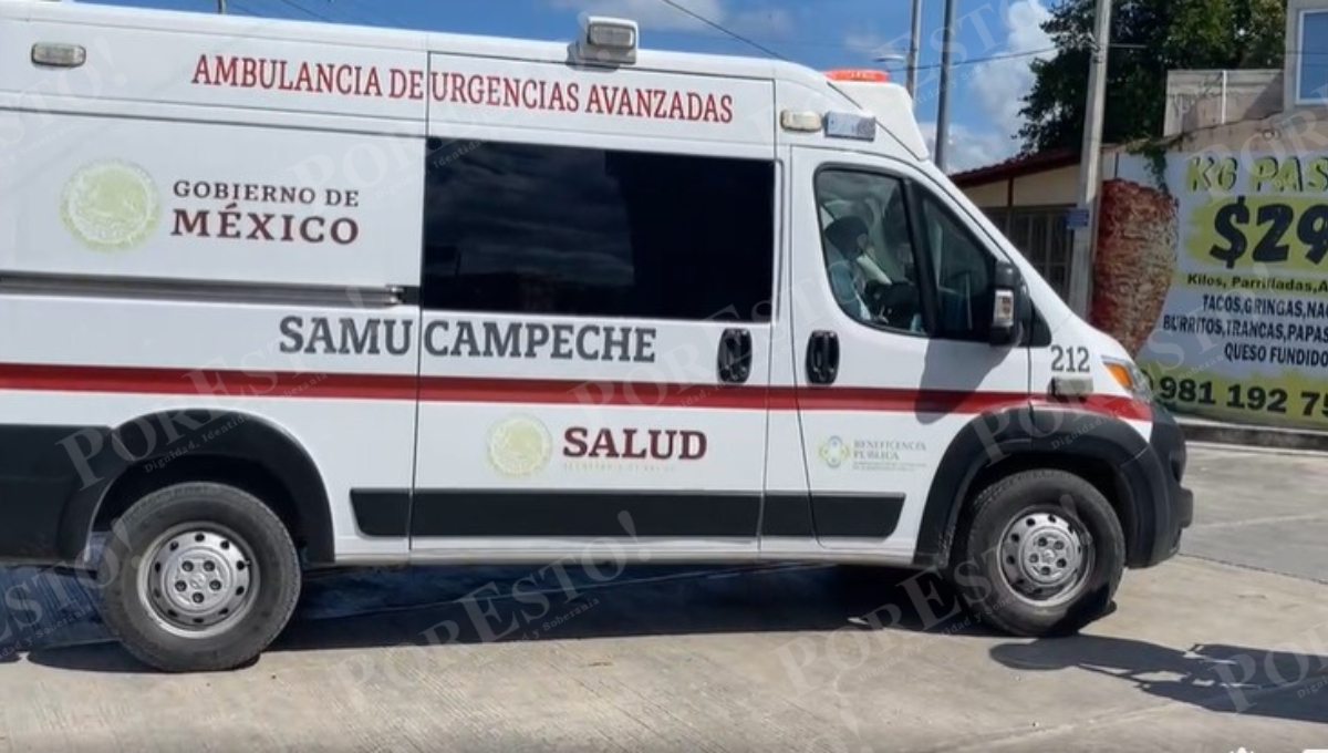 Paramédicos del SAMU atendieron al joven en el lugar y descartaron lesiones graves.