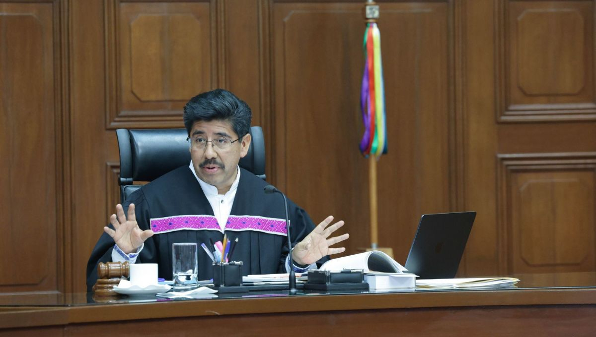 Hugo Aguilar Ortiz,  ministro presidente de la Suprema Corte de Justicia de la Nación (SCJN)