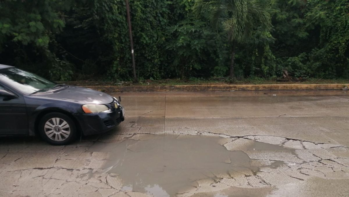 En el olvido de la Secretaría de Obras Públicas la extensa Avenida Marino Angulo de Chetumal