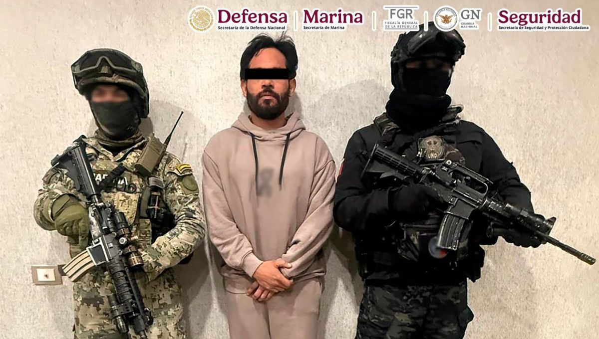 Durante la operación en la que fue detenido “Limones” se aseguraron armas largas, una granada y equipo táctico