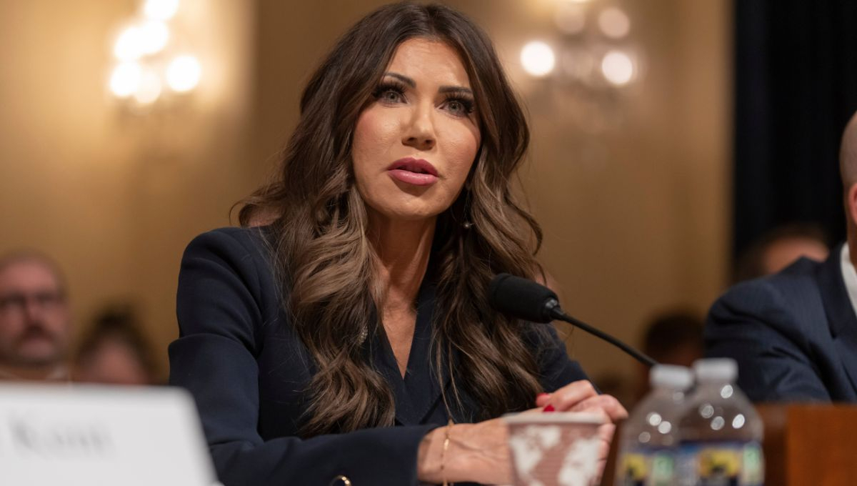 Kristi Noem, secretaria de Seguridad Interior de Estados Unidos