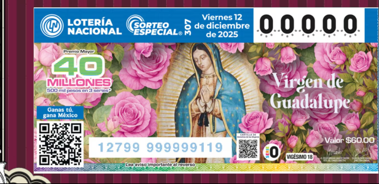 El sorteo de este 12 de diciembre