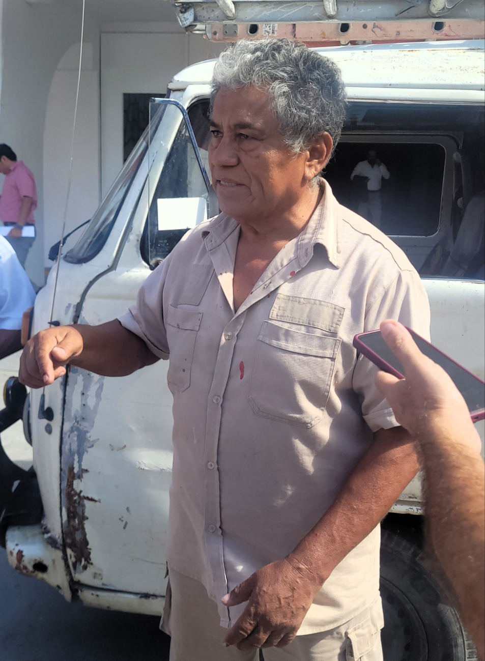 Los trabajadores  exigieron a la autoridad municipal  aplicar la ley contra elementos de las  patrullas 5020 y 2017