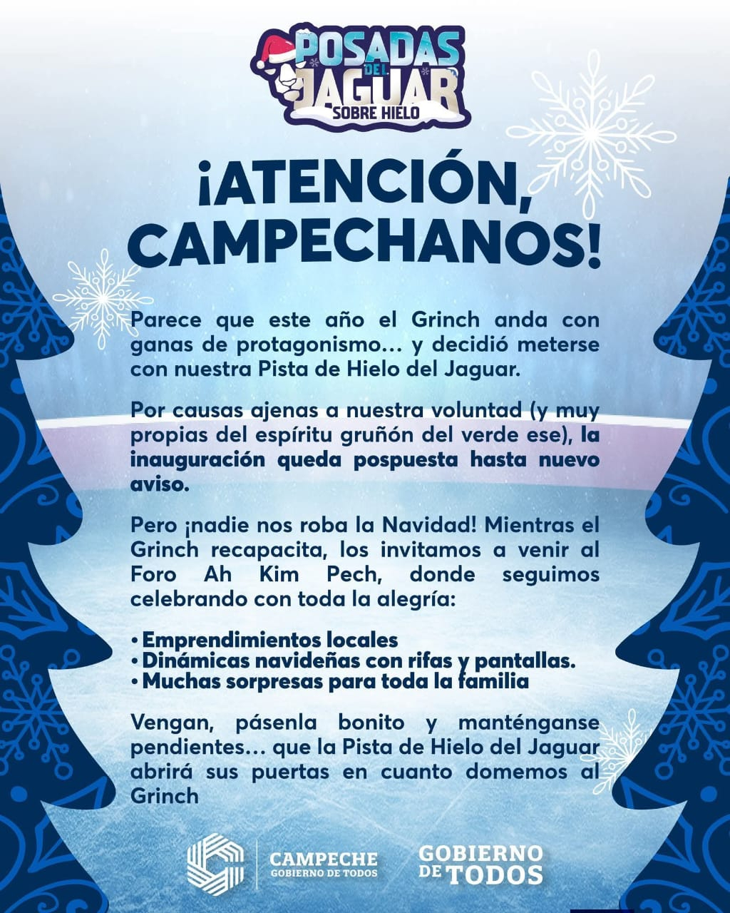 No hay nueva fecha oficial para su apertura en Campeche.