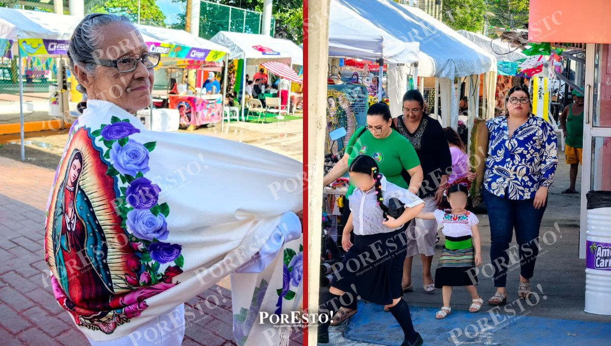Peregrinos entonan ‘Las Mañanitas’ a la Virgen de Guadalupe en Ciudad del Carmen