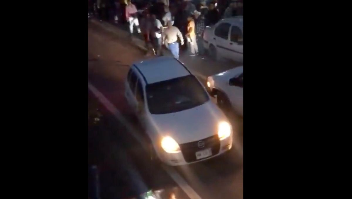 El accidente se produjo frente a la capilla “Cristo Rey”, cerca del panteón de la comunidad, en plena celebración guadalupana